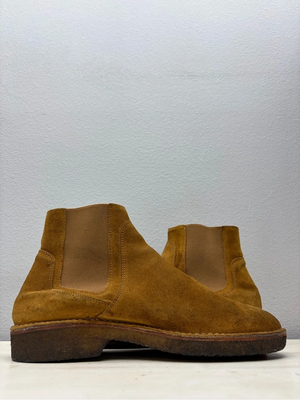 A.P.C. brown suede